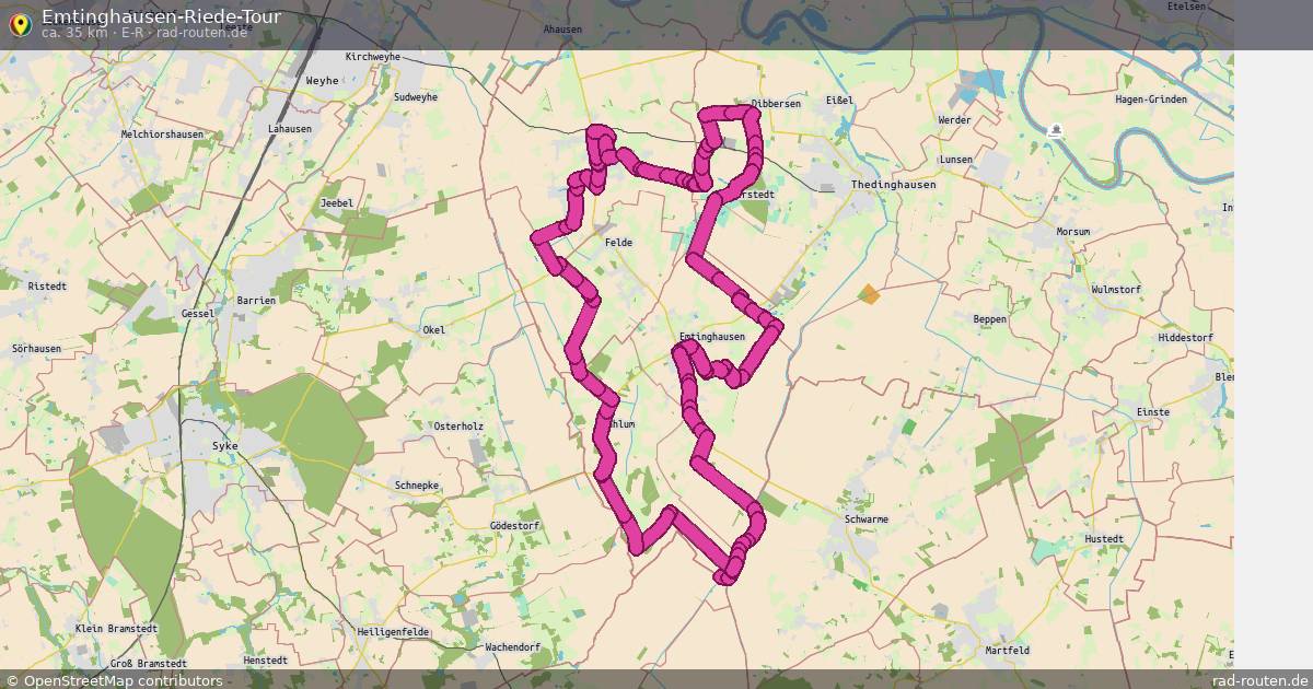 Emtinghausen-Riede-Tour (E-R) – Fernradroute auf Rad-Routen.de