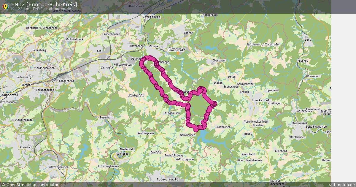 EN12 [Ennepe-Ruhr-Kreis] (EN12) – Fernradroute auf Rad-Routen.de