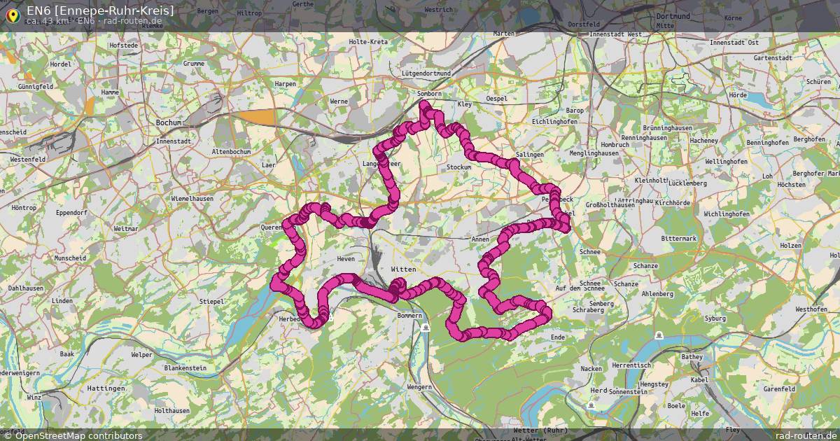 EN6 [Ennepe-Ruhr-Kreis] (EN6) – Fernradroute auf Rad-Routen.de