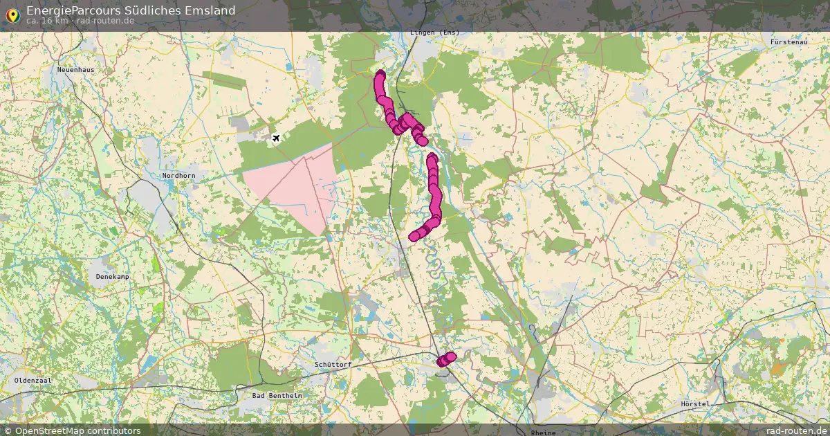 EnergieParcours Südliches Emsland – Fernradroute auf Rad-Routen.de