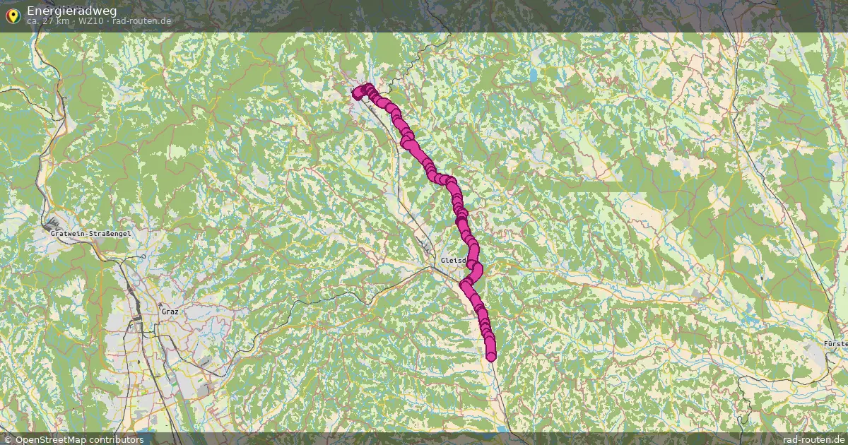 Energieradweg (WZ10) – Fernradroute auf Rad-Routen.de
