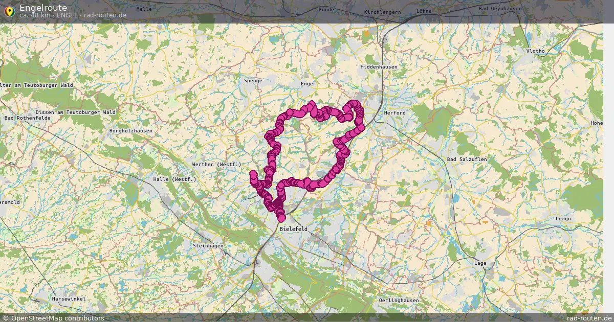 Engelroute (Engel) – Fernradroute auf Rad-Routen.de