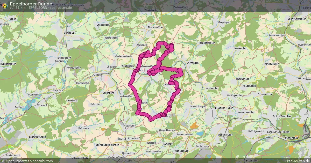 Eppelborner Runde (Eppelborn) – Fernradroute auf Rad-Routen.de