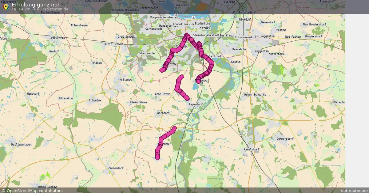 Erholung ganz nah (R4) – Fernradroute auf Rad-Routen.de