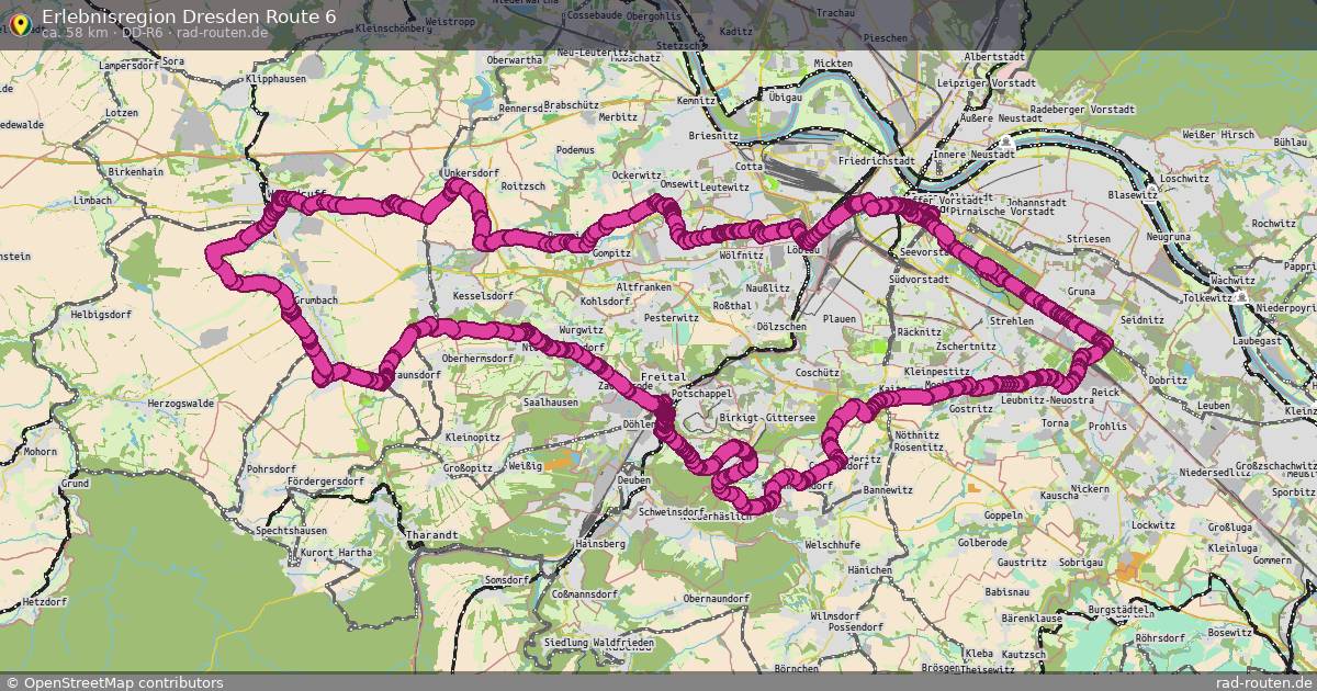 Erlebnisregion Dresden Route 6