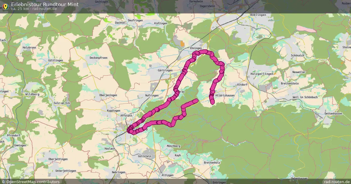 Erlebnistour Rundtour Mint – Fernradroute auf Rad-Routen.de