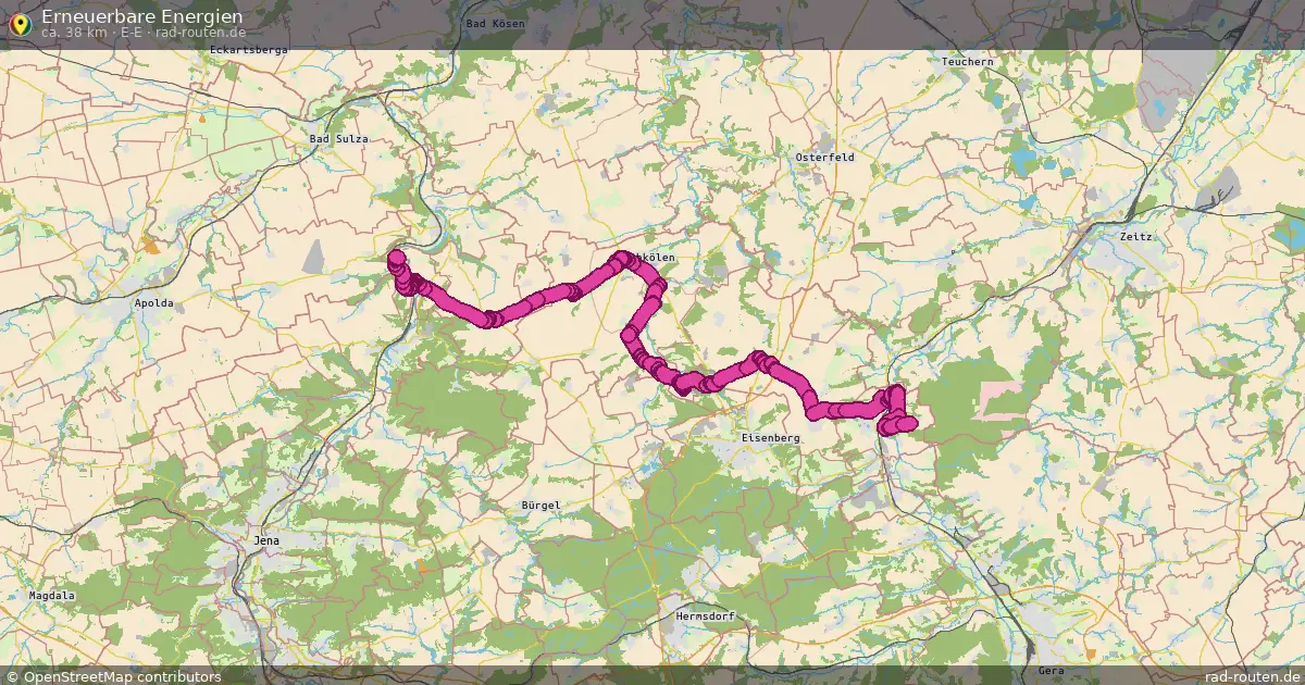 Erneuerbare Energien (E-E) – Fernradroute auf Rad-Routen.de