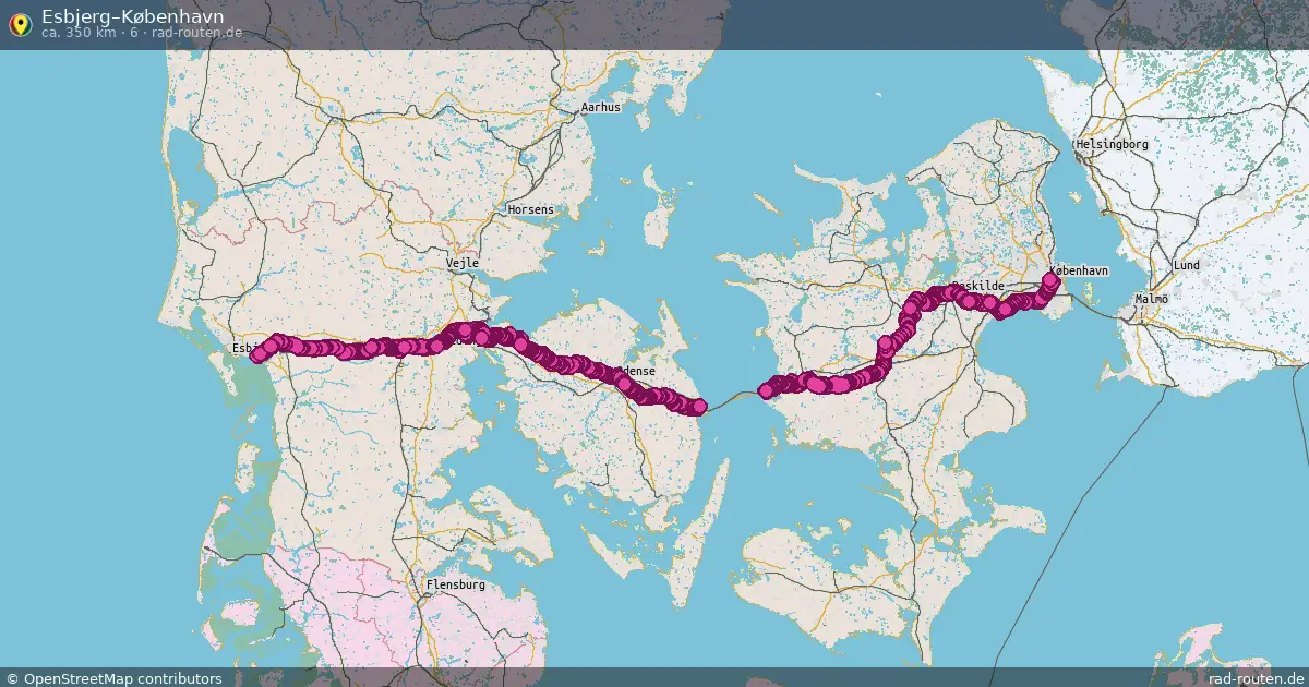 Esbjerg–København (6) – Fernradroute auf Rad-Routen.de