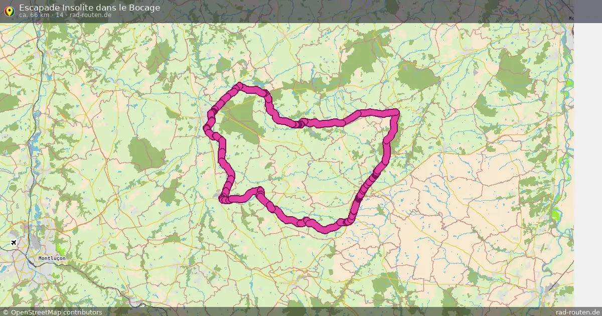 Escapade Insolite dans le Bocage (14) – Fernradroute auf Rad-Routen.de
