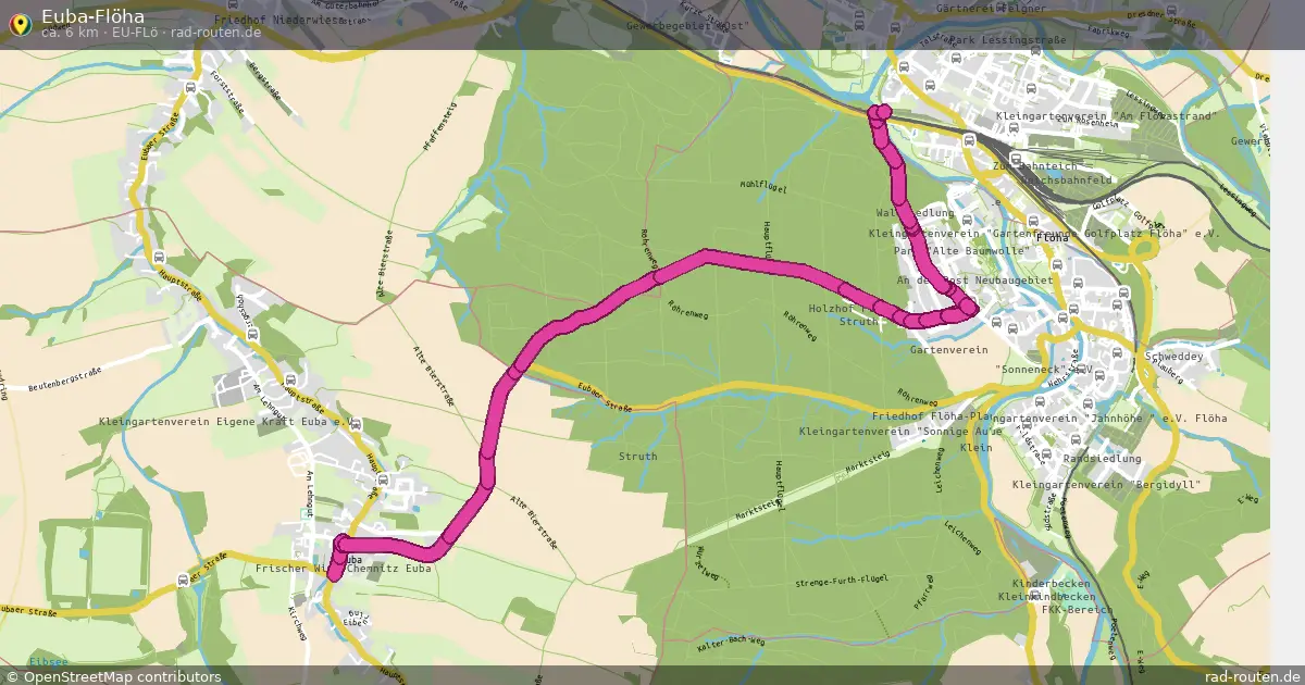 Euba-Flöha (Eu-Flö) – Fernradroute auf Rad-Routen.de