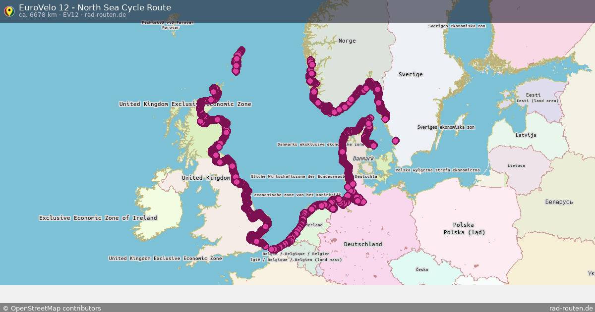 EuroVelo 12 - North Sea Cycle Route