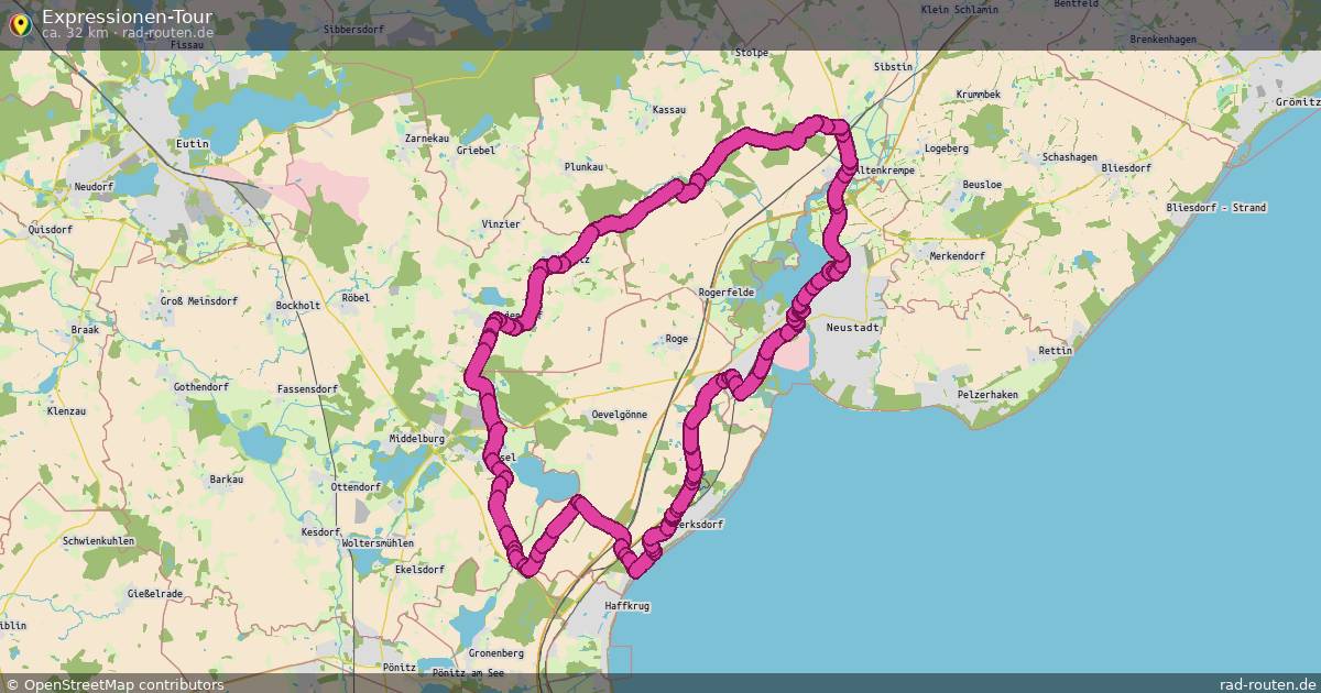 Expressionen-Tour – Fernradroute auf Rad-Routen.de