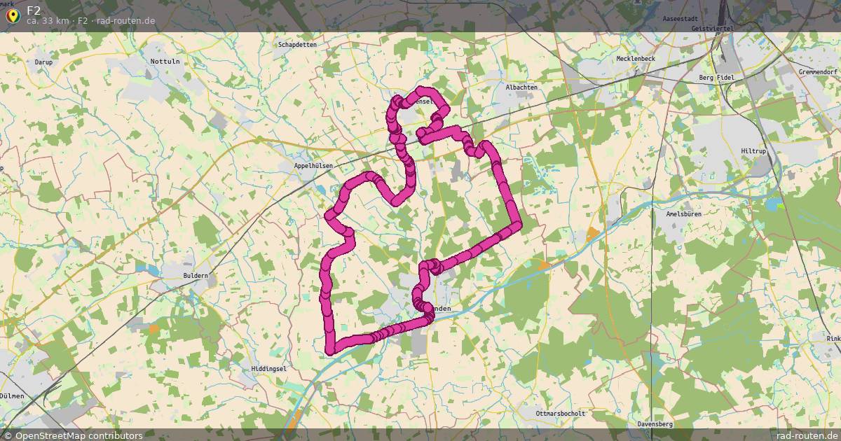 F2 (F2) – Fernradroute auf Rad-Routen.de