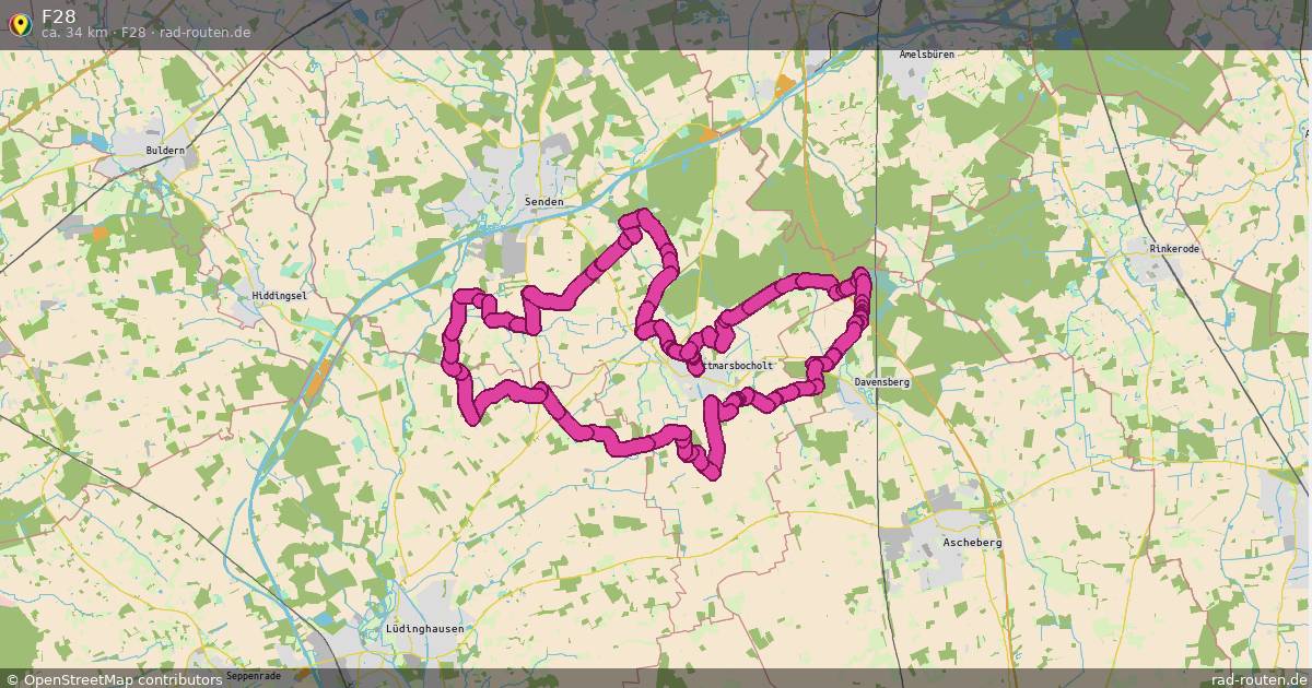 F28 (F28) – Fernradroute auf Rad-Routen.de