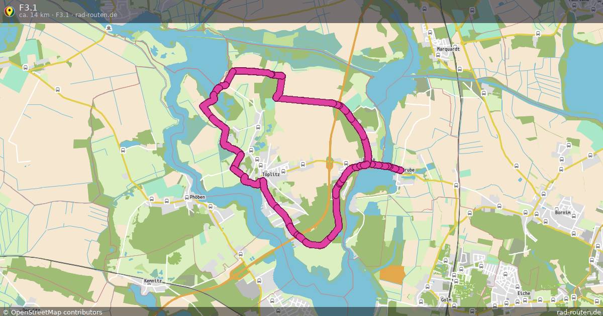 F3.1 (F3.1) – Fernradroute auf Rad-Routen.de