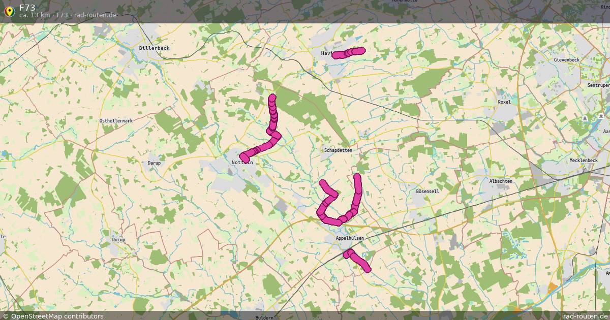 F73 (F73) – Fernradroute auf Rad-Routen.de