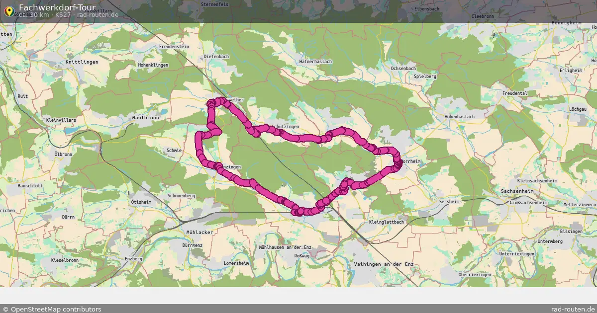 Fachwerkdorf-Tour (KS27) – Fernradroute auf Rad-Routen.de