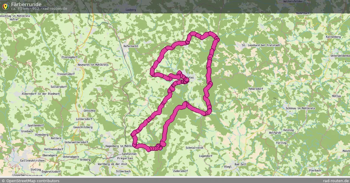 Färberrunde (912) – Fernradroute auf Rad-Routen.de
