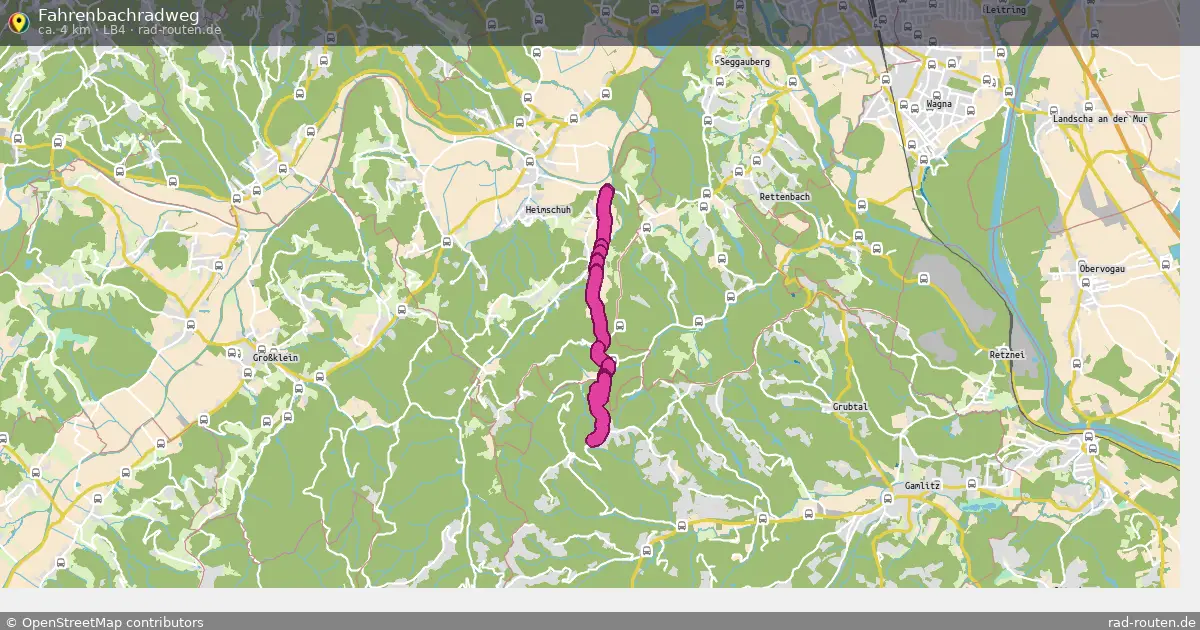 Fahrenbachradweg (LB4) – Fernradroute auf Rad-Routen.de