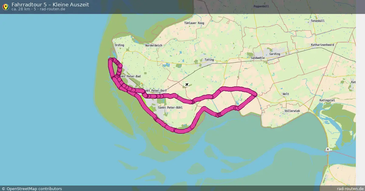 Fahrradtour 5 – Kleine Auszeit (5) – Fernradroute auf Rad-Routen.de