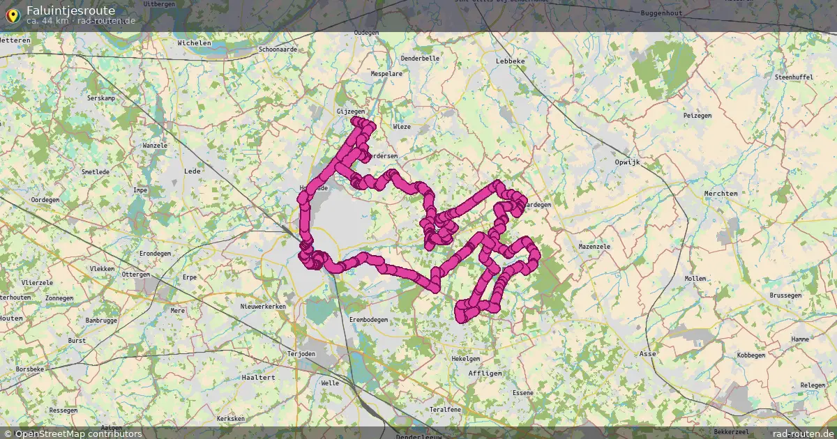 Faluintjesroute – Fernradroute auf Rad-Routen.de