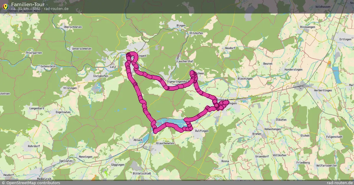 Familien-Tour (SM2) – Fernradroute auf Rad-Routen.de