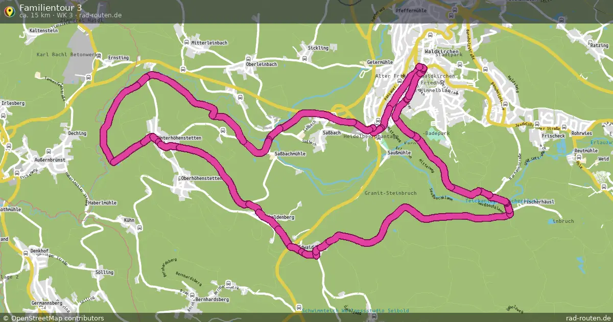 Familientour 3 (WK 3) – Fernradroute auf Rad-Routen.de