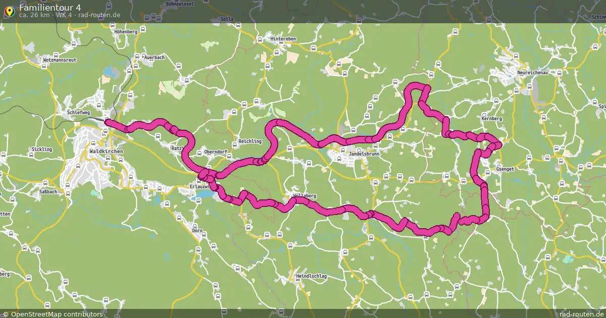 Familientour 4 (WK 4) – Fernradroute auf Rad-Routen.de