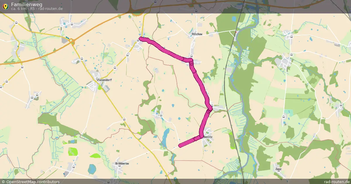 Familienweg (R5) – Fernradroute auf Rad-Routen.de