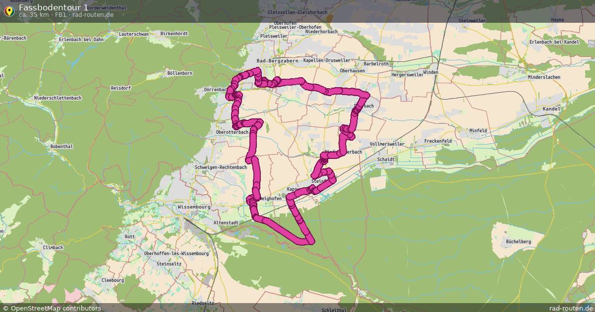 Fassbodentour 1 (Fb1) – Fernradroute auf Rad-Routen.de