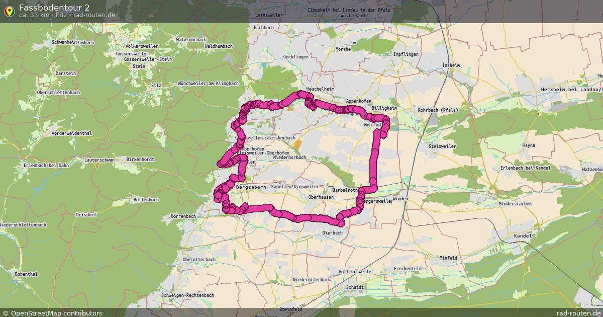 Fassbodentour 2 (Fb2) – Fernradroute auf Rad-Routen.de