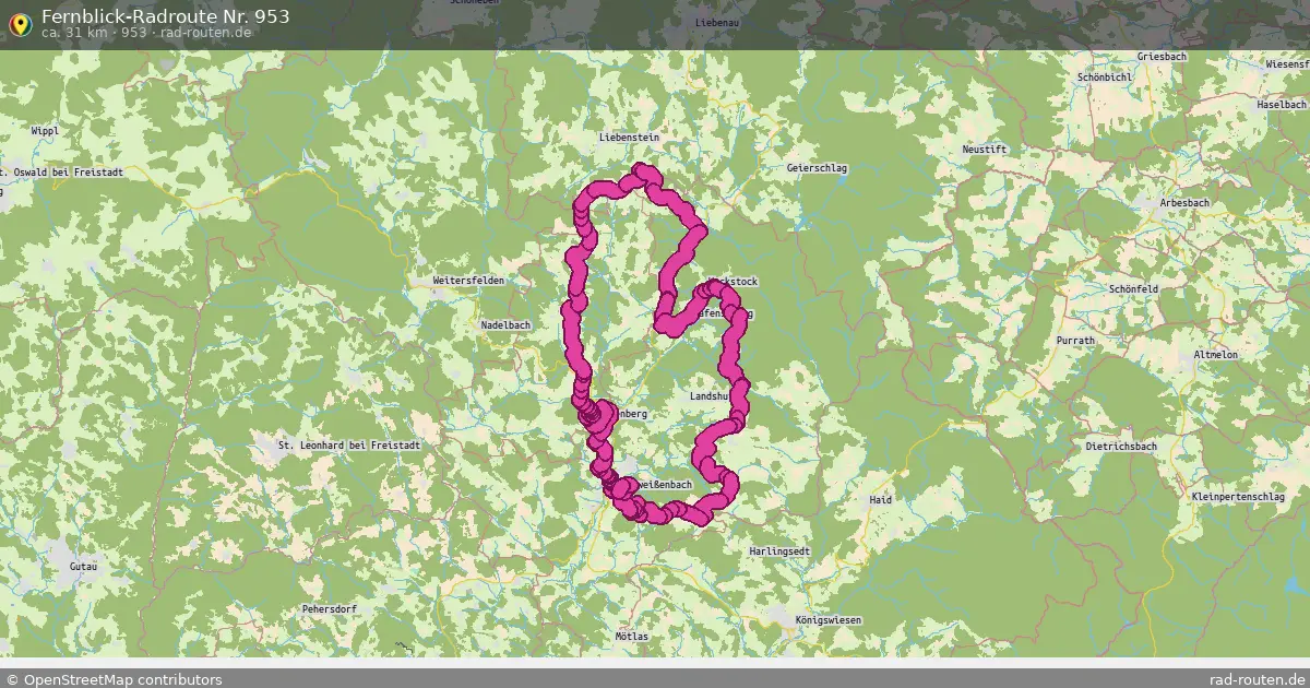 Fernblick-Radroute Nr. 953 (953) – Fernradroute auf Rad-Routen.de