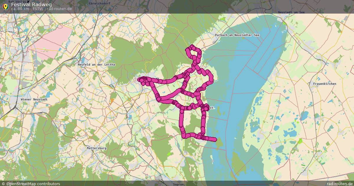 Festival Radweg (Fstvl) – Fernradroute auf Rad-Routen.de