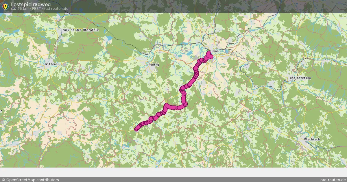 Festspielradweg (Fest) – Fernradroute auf Rad-Routen.de