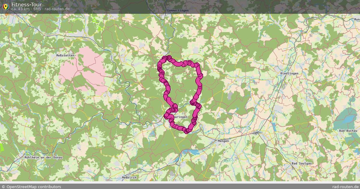 Fitness-Tour (SM5) – Fernradroute auf Rad-Routen.de