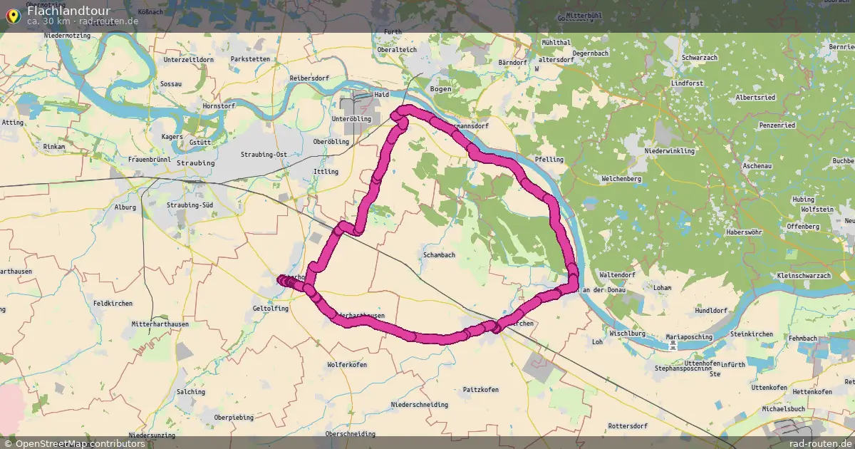 Flachlandtour – Fernradroute auf Rad-Routen.de