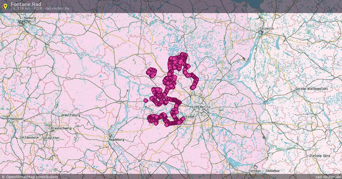 Fontane.Rad (Fo.R) – Fernradroute auf Rad-Routen.de