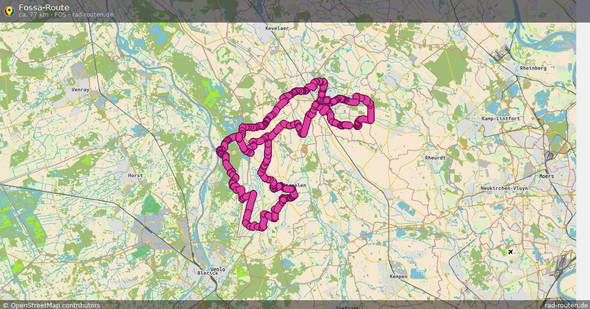 Fossa-Route (Fos) – Fernradroute auf Rad-Routen.de