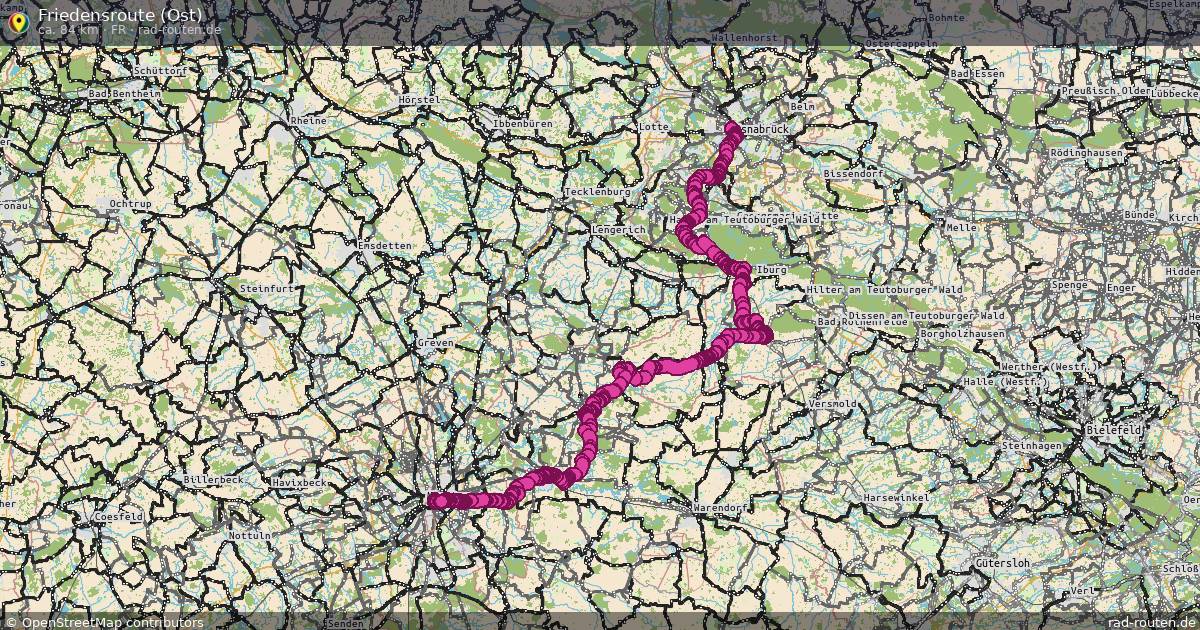 Friedensroute (Ost) (FR) – Fernradroute auf Rad-Routen.de