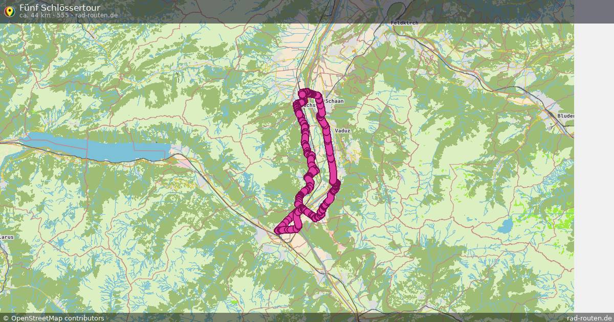 Fünf Schlössertour (555) – Fernradroute auf Rad-Routen.de