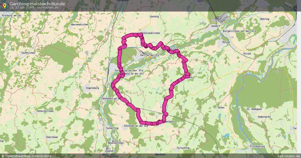 Garching-Halsbach-Runde (GHR) – Fernradroute auf Rad-Routen.de