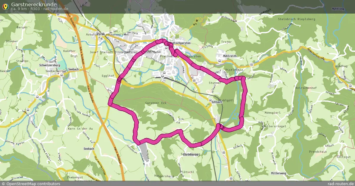 Garstnereckrunde (R303) – Fernradroute auf Rad-Routen.de