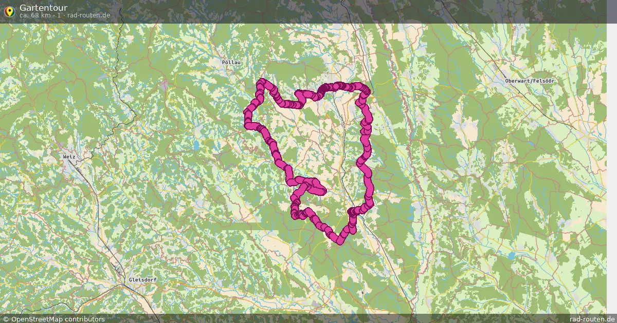 Gartentour (1) – Fernradroute auf Rad-Routen.de