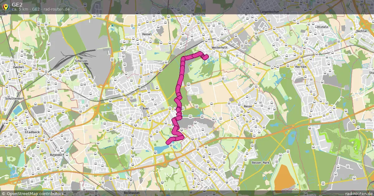 GE2 (GE2) – Fernradroute auf Rad-Routen.de
