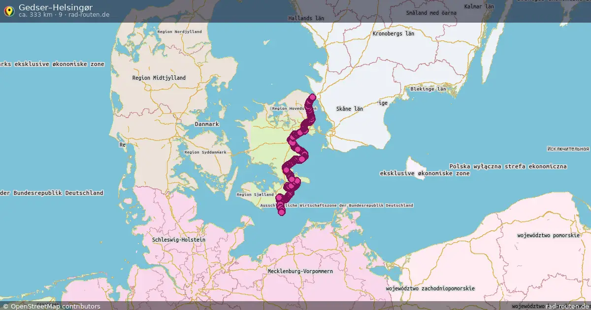 Gedser–Helsingør (9) – Fernradroute auf Rad-Routen.de