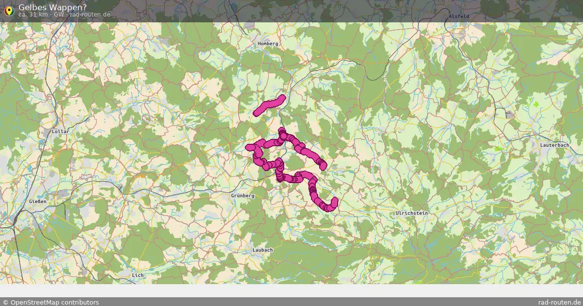 Gelbes Wappen? (GW) – Fernradroute auf Rad-Routen.de