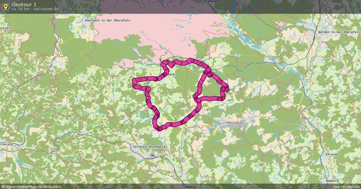 Geotour 1 – Fernradroute auf Rad-Routen.de