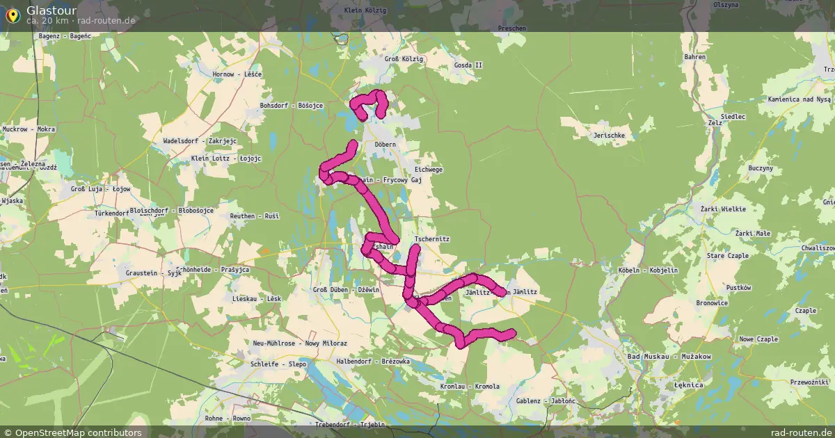 Glastour – Fernradroute auf Rad-Routen.de