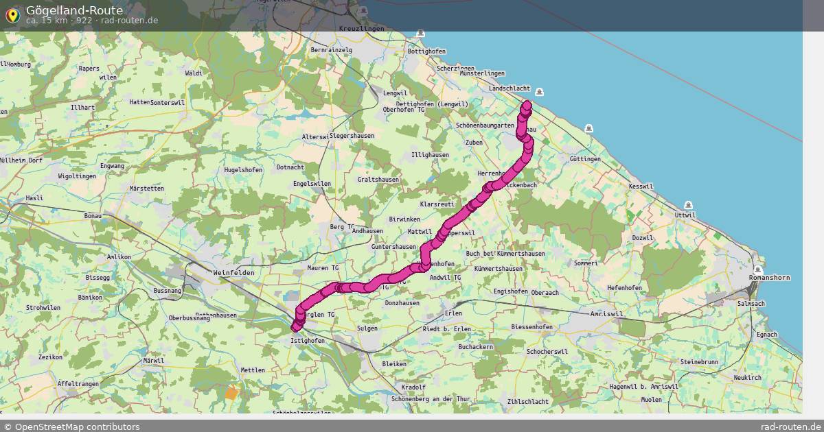 Gögelland-Route (922) – Fernradroute auf Rad-Routen.de