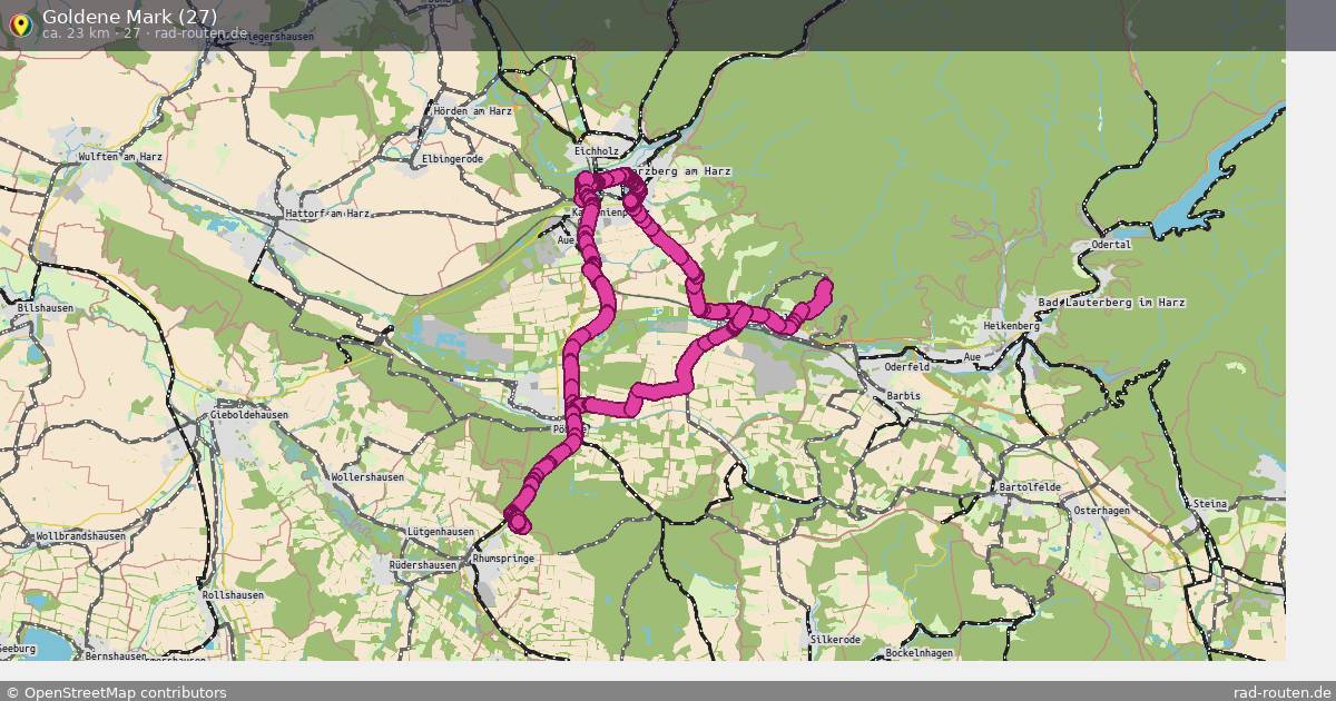 Goldene Mark (27) (27) – Fernradroute auf Rad-Routen.de